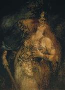 Ferdinand Leeke, The Last Farewell of Wotan and Brunhilde